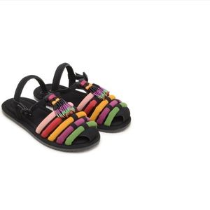 Farm Rio Rainbow Beaded Sandal
